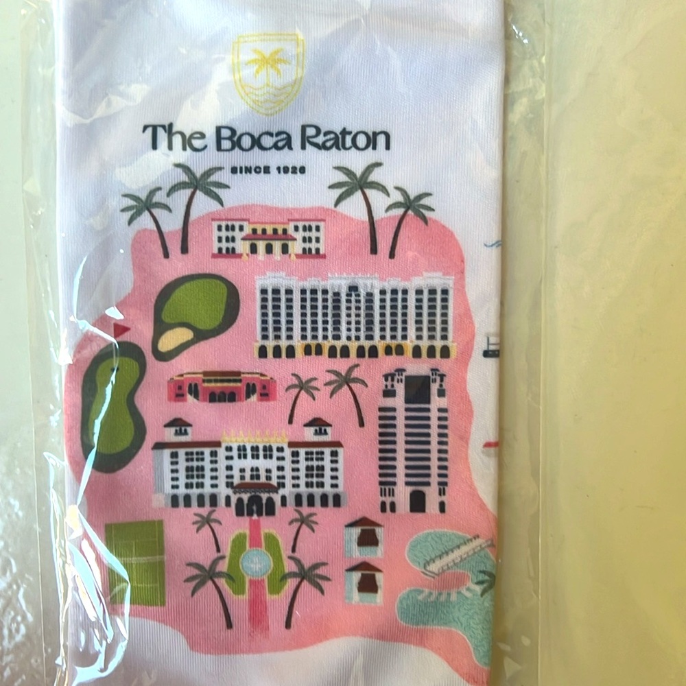 The Boca Raton Soft Cloth Eyeglass/Sunglass Drawstring Pouch 7 1/4” x 3 1/4”